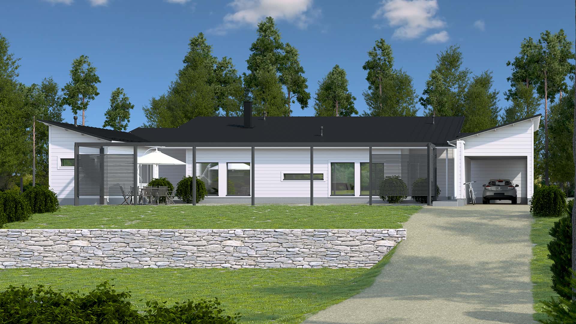 Дом из бруса 22×14 м Дом из бруса 22×14 м